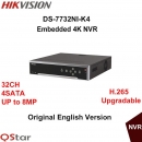 Hikvision 32-ch Embedded 4k Nvr Ds-7732ni-k4 (4 Sata)