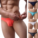 Man Men Mesh Briefs Low Rise Sexy Fashion Lock Buckle Bikini Underwear