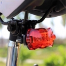 Bicycle Bike Cycling 5 Led Tail Rear Safety Flash Light Lamp Red With