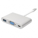 Usb Type-c To Vga And Usb 3.0 Adapter