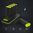Rock Power Bank Docking Station (5 X 5200mah Battery Chargers )